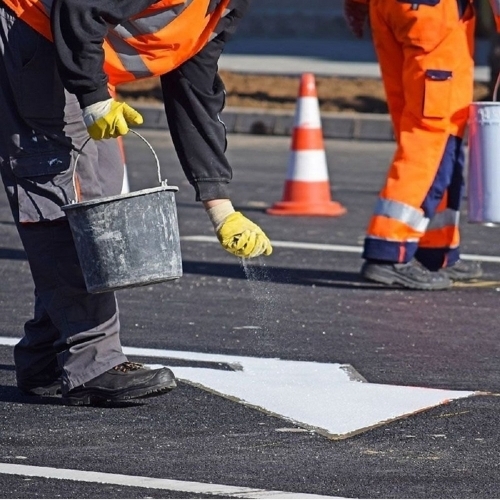 Thermoplastic Road Marking Paint Service