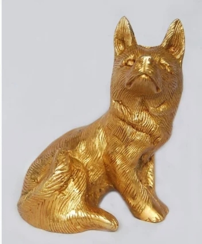 Brass Pet Statue