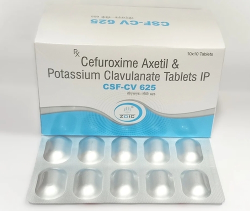 Csf-Cv 625 Cefuroxime Axetil & Potassium Clavulanate Tablets Ip