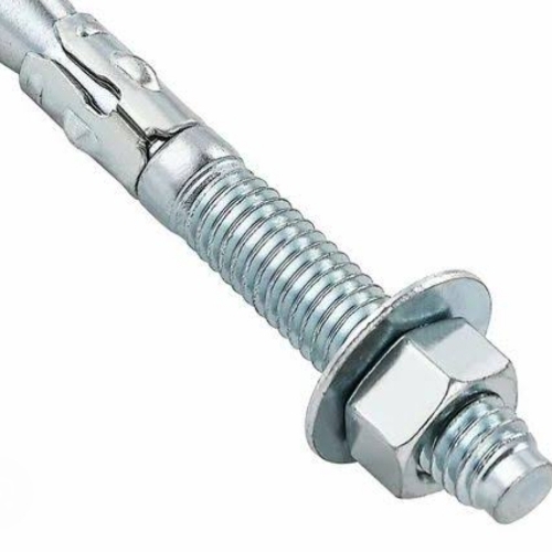 Durable Anchor Bolts - A Grade Stainless Steel Standard Size Silver Color - Round Head for Industrial Use Long Lasting & Durable