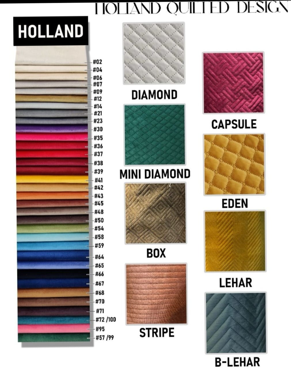 Holland Quilt Sofas Fabric