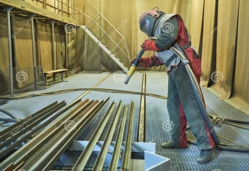 Steel Sandblasting Service