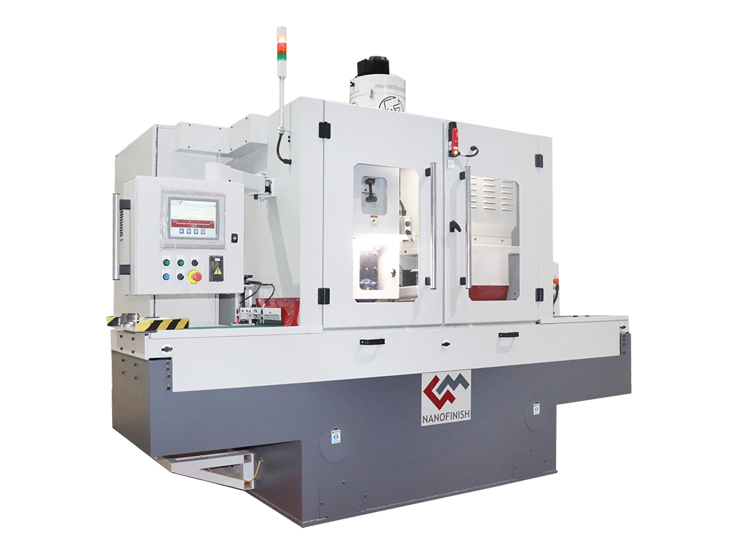 Conveyorized Deburring Machine - Color: White & Gray
