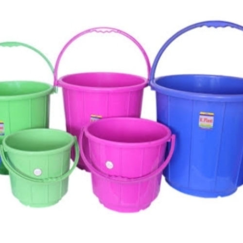 Multi Color Plastic Bucket
