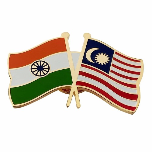 Twin Flag Lapel Pins