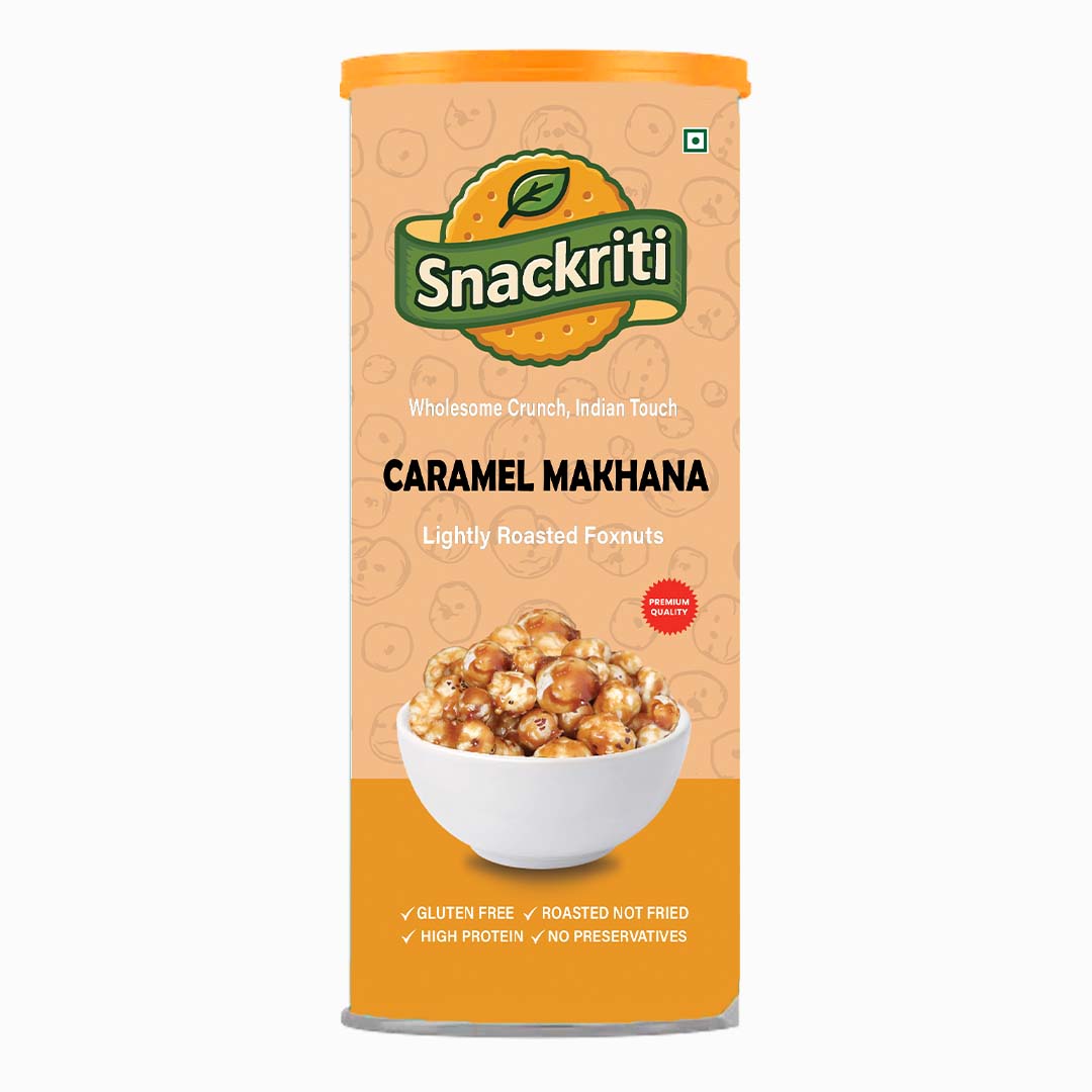 Caramel Makhana 80Gm Pack - Broken (%): < 2%