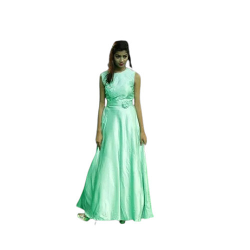 Ladies Designer Party Wear Rayon Gown