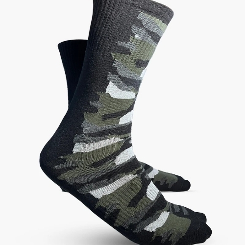 Military Camo Crew Socks