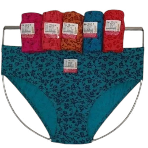Printed Hosiery Cotton Panties for Ladies