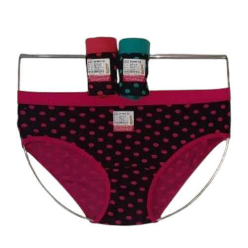 Shine Top Printed Hosiery Cotton Panty