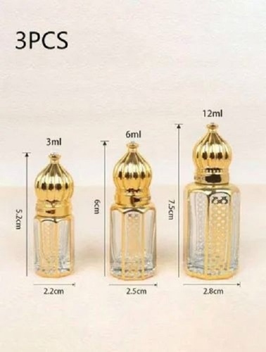 3ml Attar Bottle Diamond Cap