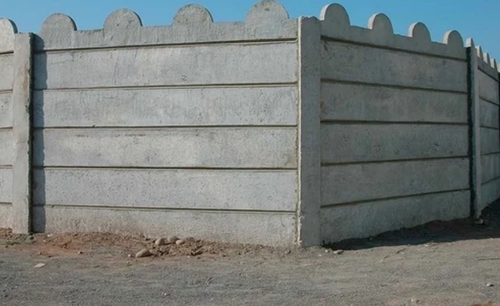 Grey Heavy Rcc Compound Wall