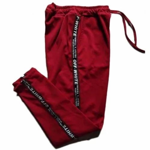 Mens Red Casual Wear Lower 
