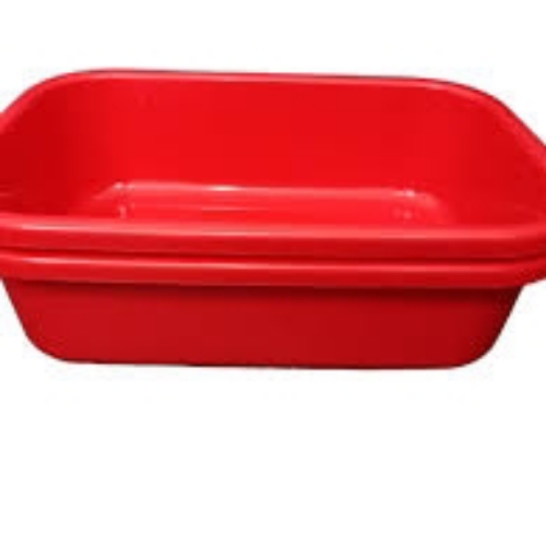 Red Plastic Tub