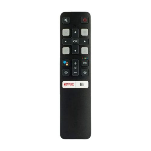 Supratech Remote For Tcl Smart 4K Android Uhd Tv With Netflix Hot Key And No Voice Support - Color: Black