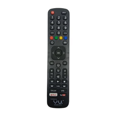 VU TV Remote Control - Supratech for HD LED LCD | Netflix & Hotkeys
