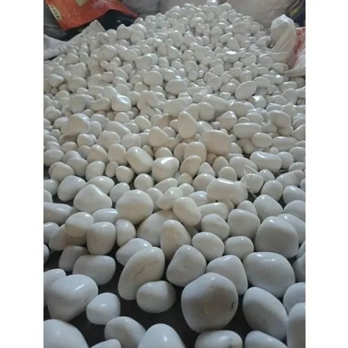 White Polished Pebble Stone