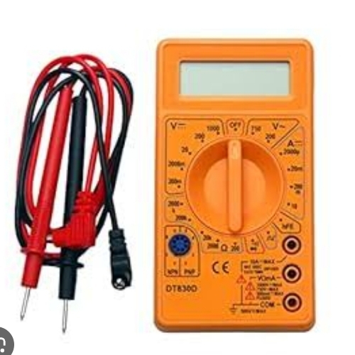 Ac Dc Voltmeter - Color: Yellow