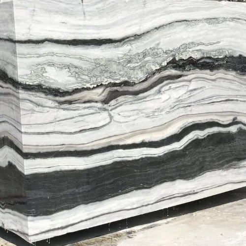 Black And White Panda Marble Slab