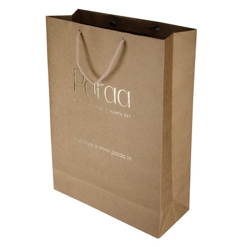 Paper Shopping Bag - Coating Type: Brown