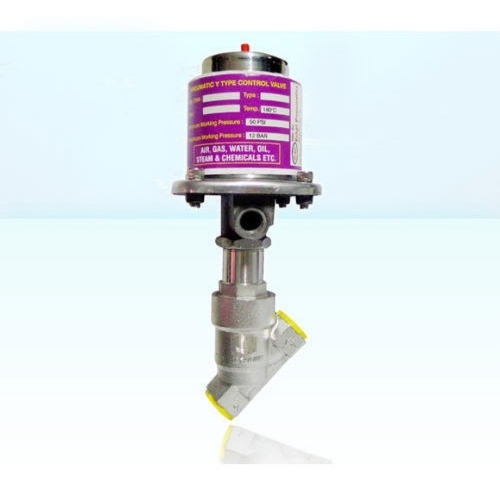 Pneumatic Y Type Control Valves