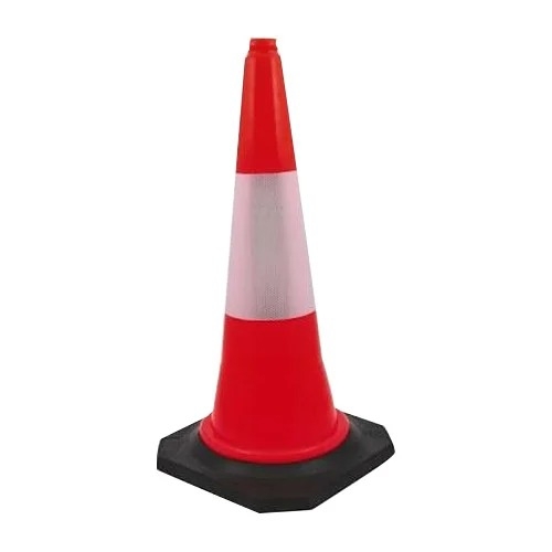 Road Safety Cone - Color: Red And White