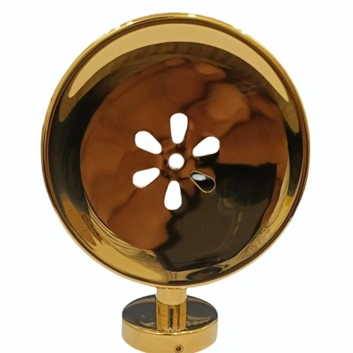 Golden Brass Wall Hanging Soap Dish Aqua Marina - Color: Brown