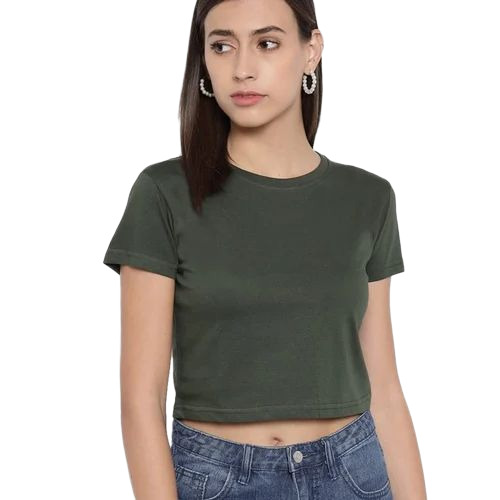 Ladies Cotton Crop Tops