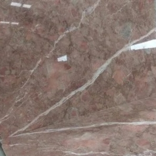 Terracotta-Red Italian Marble Slab