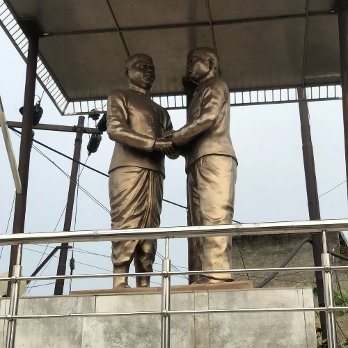 Silver Statues