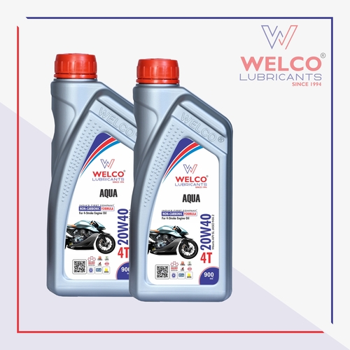 Welco Aqua 4T 20W40 Sl Two Wheeler Engine 900 Ml - Application: Bike & Scooter