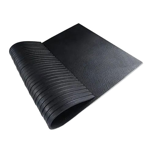 Black Rubber Floor Mat