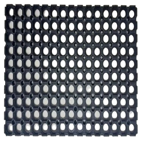 Black Rubber Hollow Floor Mats