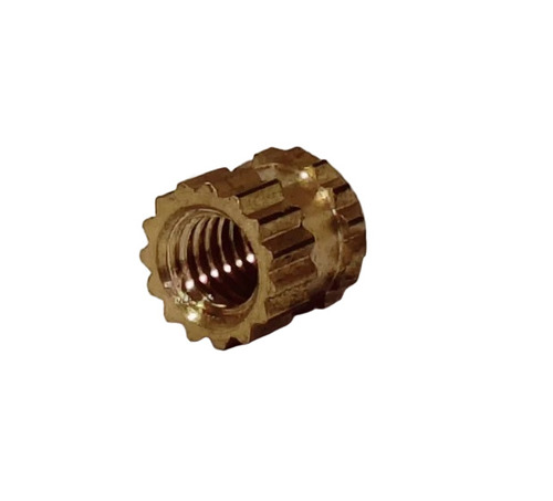 Round Brass Cap Insert