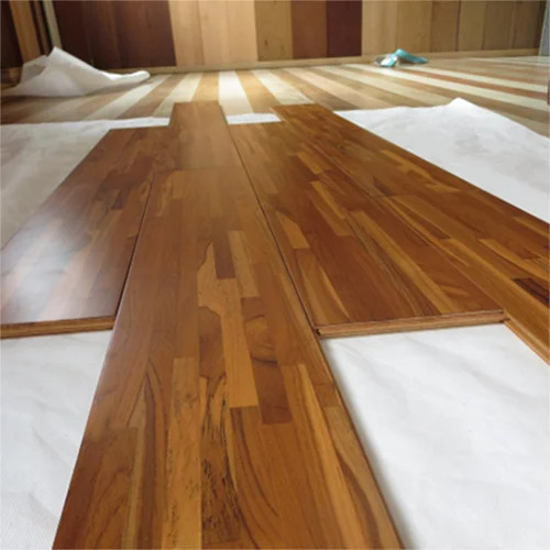 Brown Wooden Flooring - Material: Wood