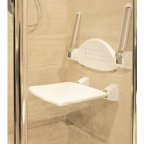 Prosage K-Design Wall Mounted Shower Seat With Backrest And Armrest