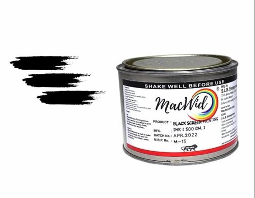 Screen Printing Inks - Color: Black