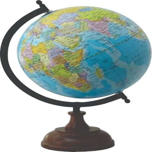 Wooden Stand World Globe
