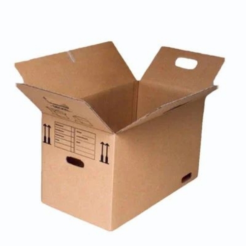 Printed Corrugated Box - Color: Brown