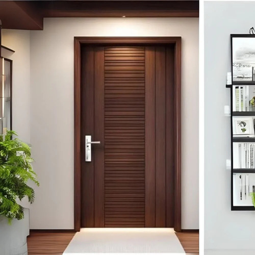 Dark Brown Wooden Door