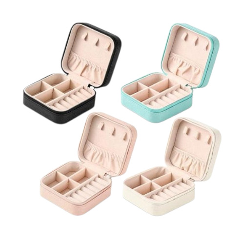 Faux Leather Jewelry Box