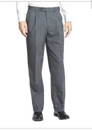 Grey Mens Formal Pant