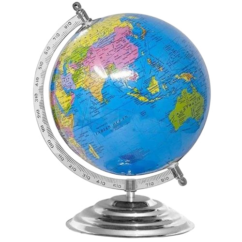Metal Frame World Globe