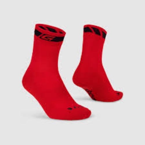 Socks - Loose Fit, Solid Pattern, Red Color | Breathable, Machine Washable for All Season Comfort