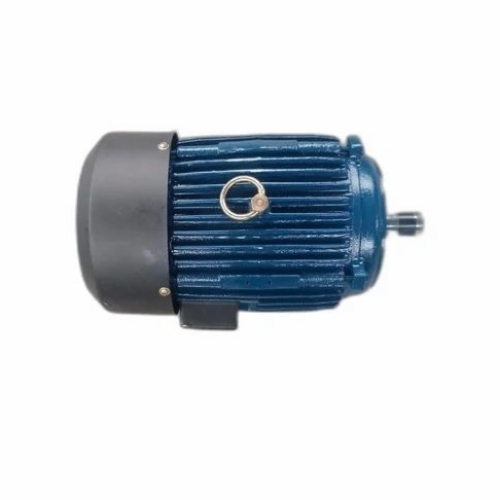 1 Hp Electric Motors - Steel Material, Blue Color | Long Lasting, Durable, Explosion-Proof, Ideal for Industrial Use, 1 Year Warranty