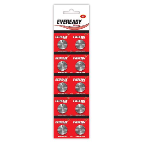 Eveready Coin Batteries - Color: Silver