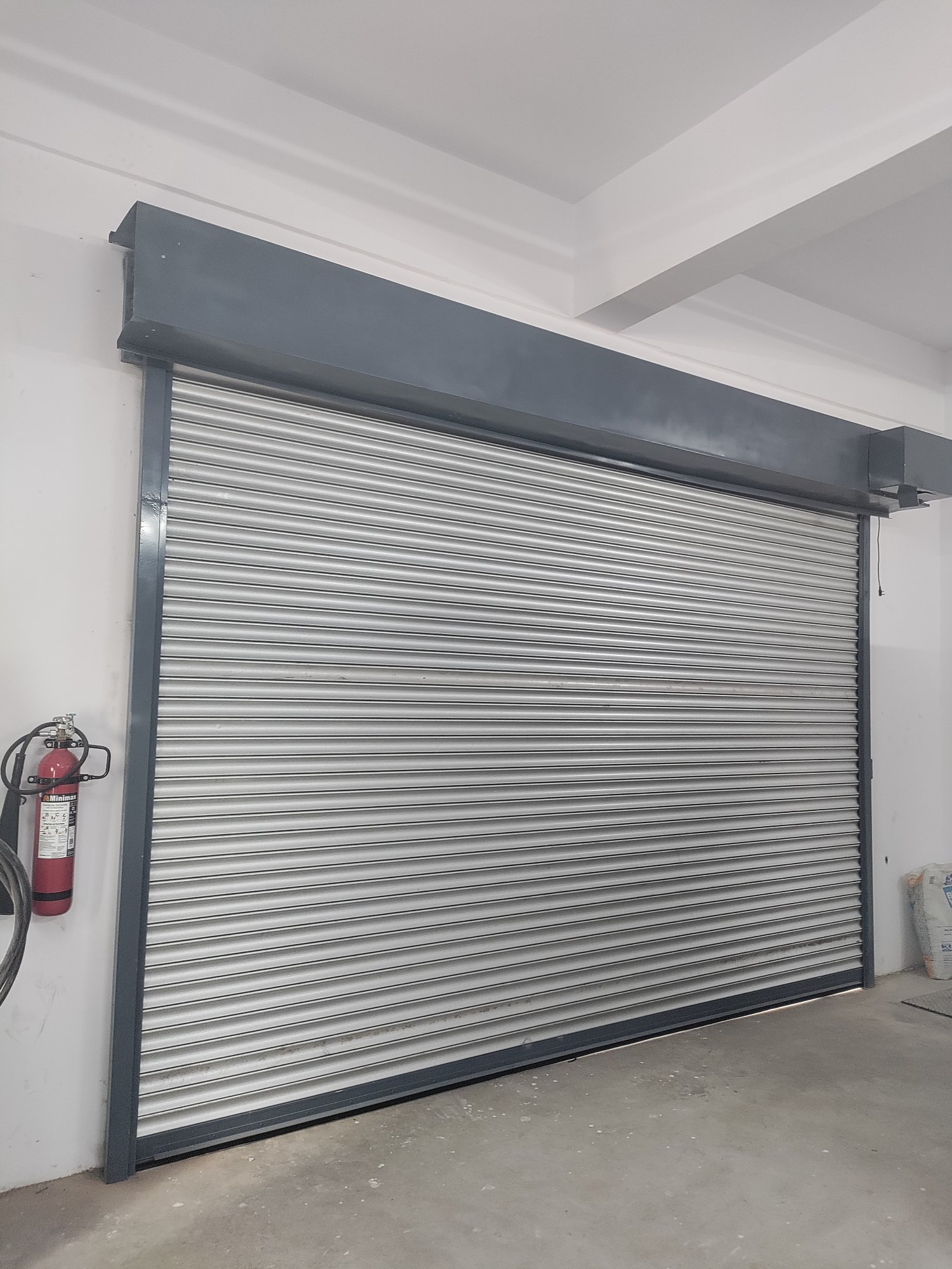 Galvalume Rolling Shutter - Color: Grey