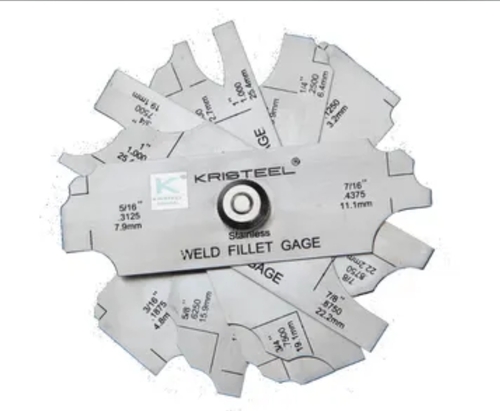 Leaf Type Weld Fillet Gauge