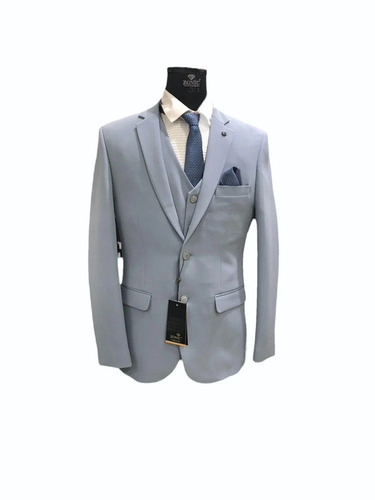 Mens Three Piece Coat Pant Set - Color: V