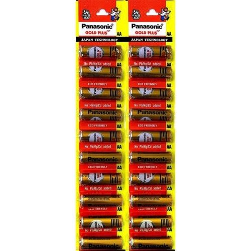 Panasonic Zinc Carbon Aa Batteries - Features: Durable